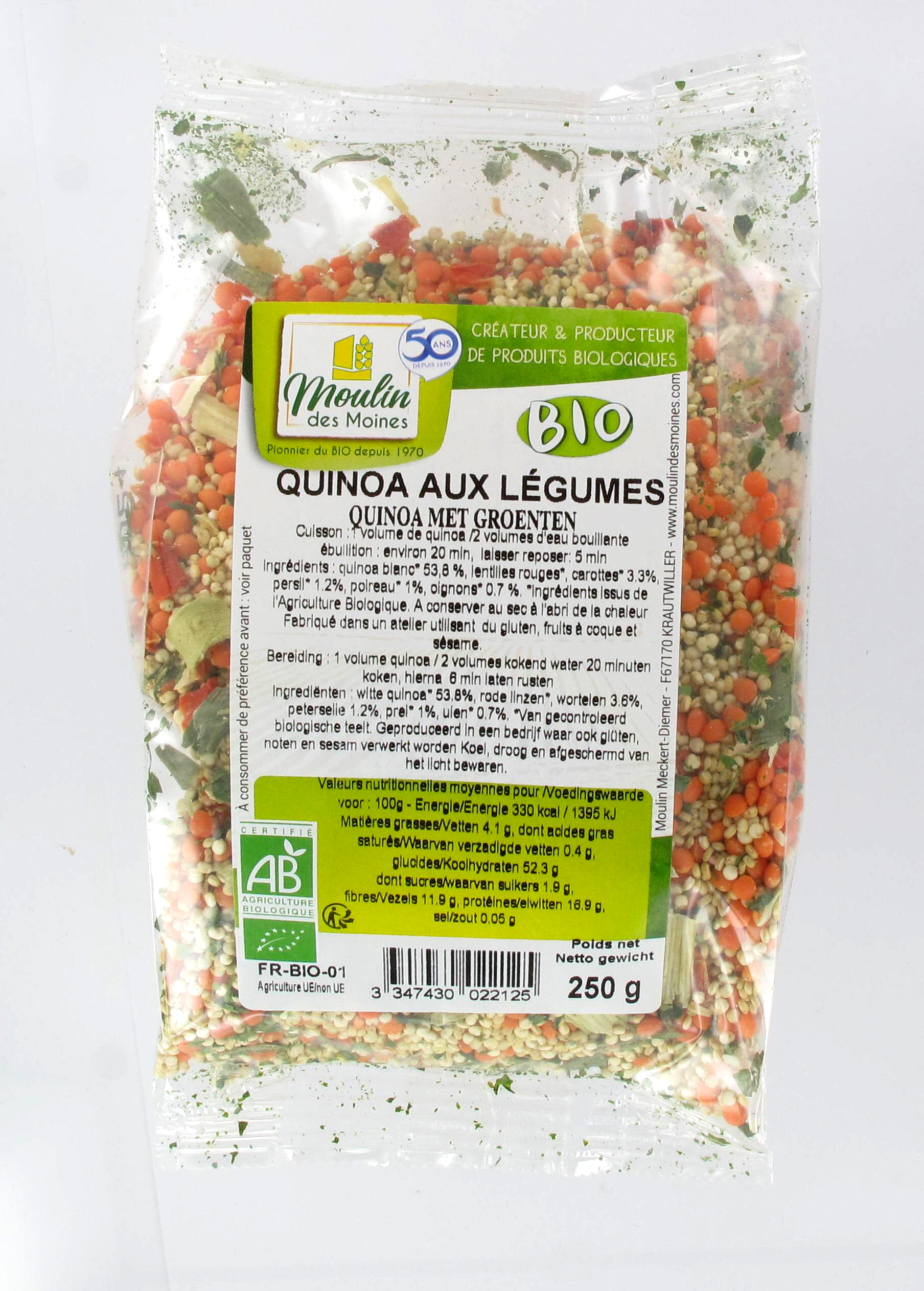 Quinoa aux légumes 