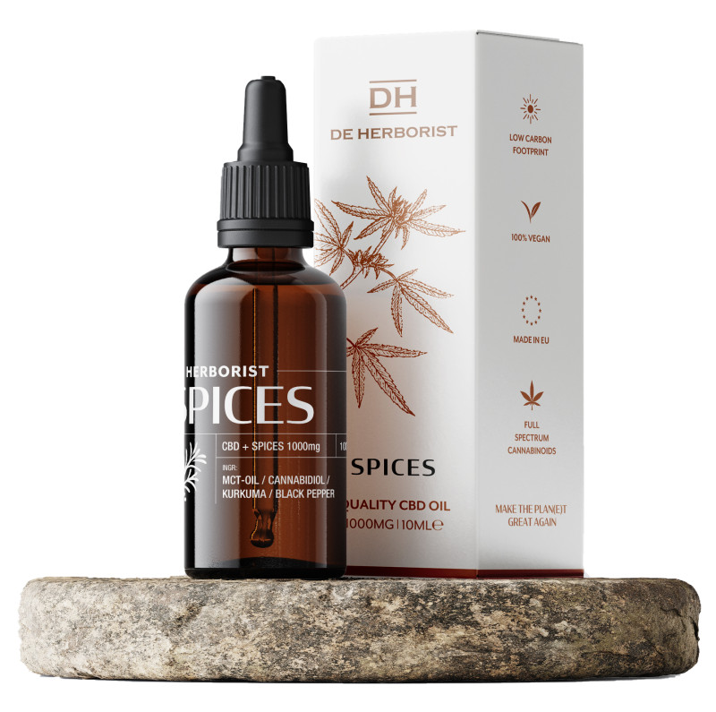 Premium CBD oil 1000 mg + spices
