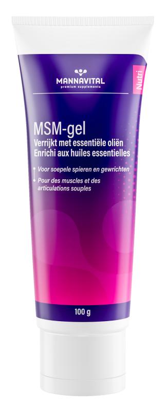 MSM-gel verrijkt met essentiële oliën