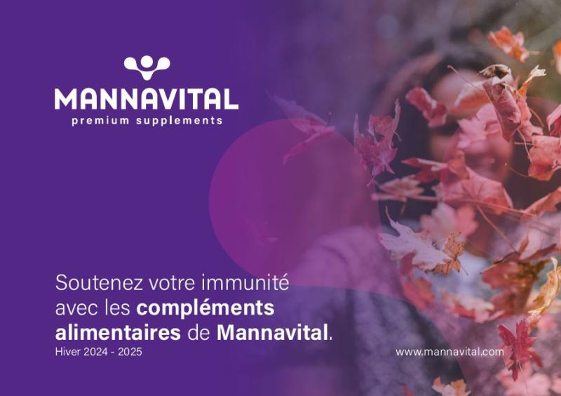 Dépliants "Soutenez votre immunité avec MannaVital"