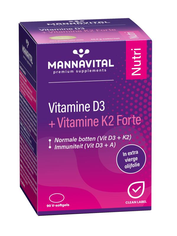 Vitamine D3 + Vitamine K2 Forte