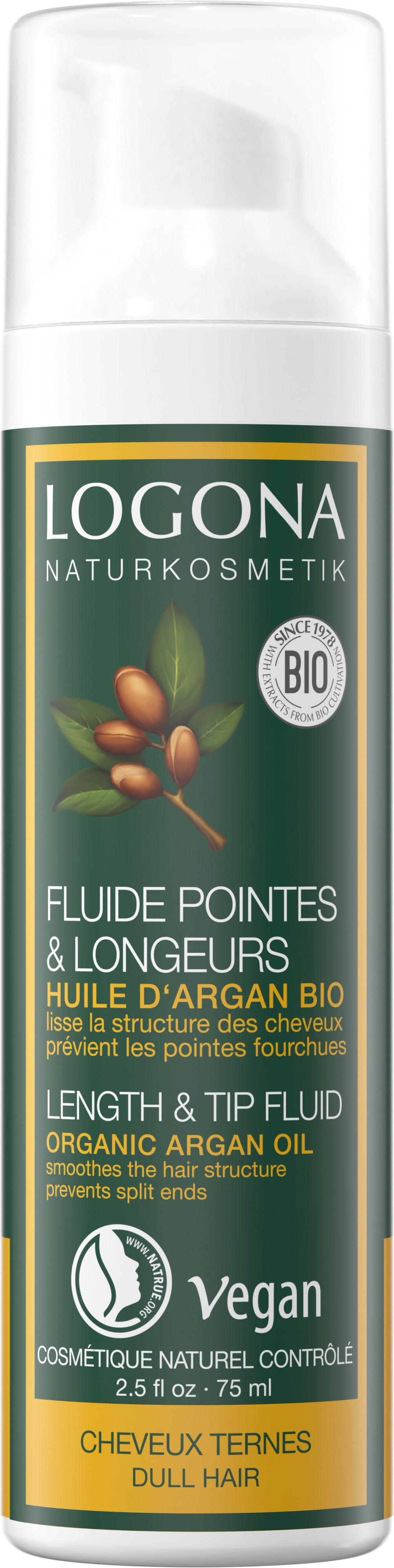 Fluide pointes et longeurs avec huile d'argan bio