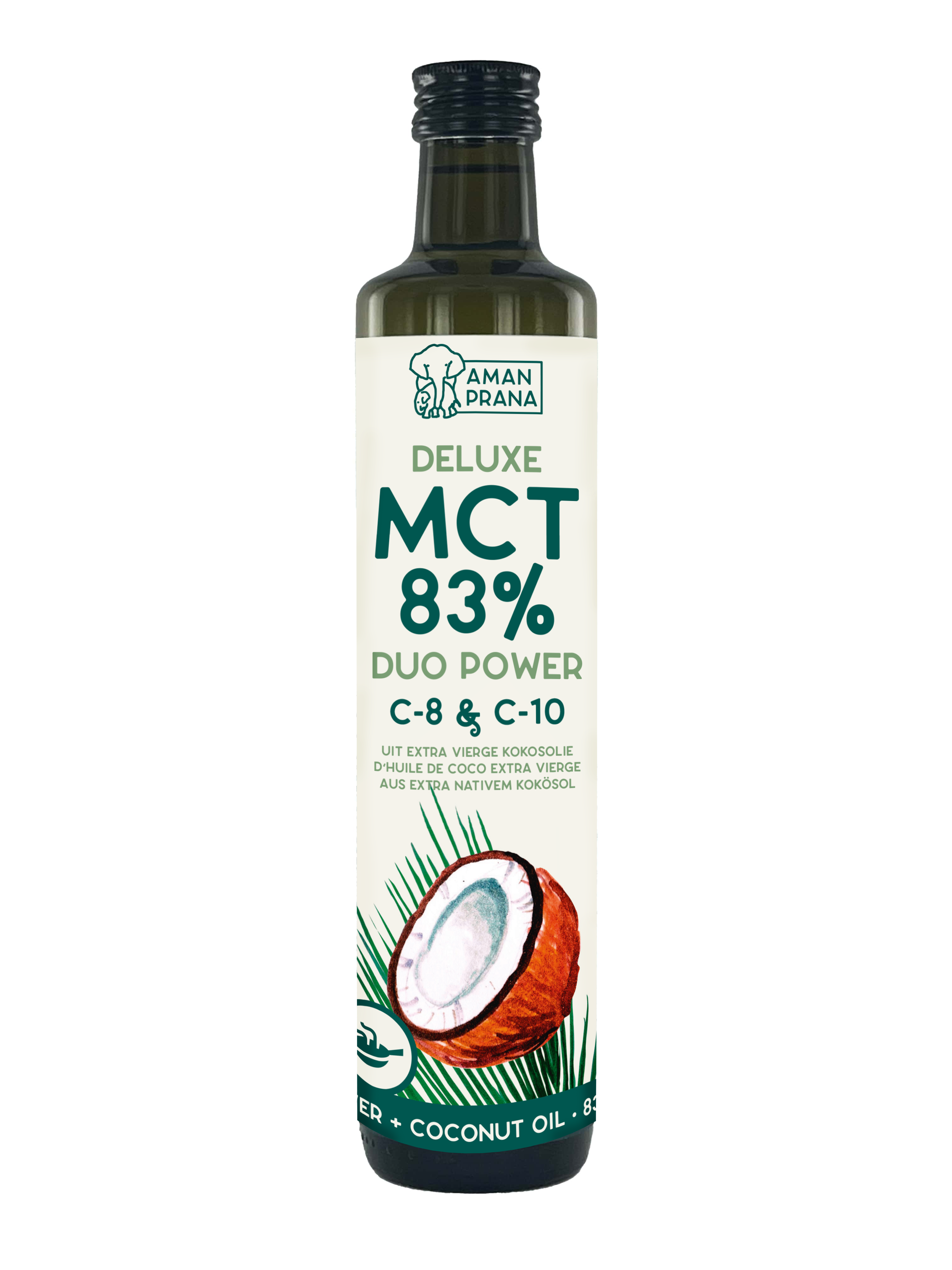 MCT 83% Duo power avec huile de coco Deluxe