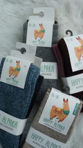 2-pack happy alpaka sokken jeans/marine